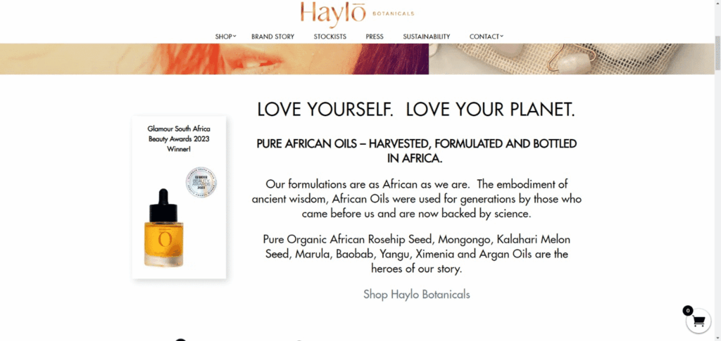 Haylo Botanicals African Heritage Skincare