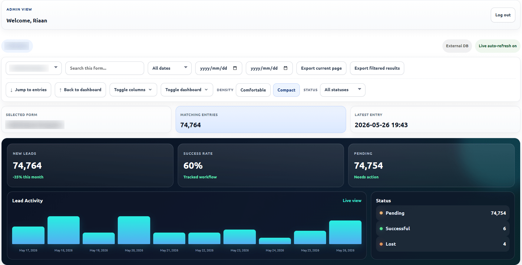 LeadFlow Dashboard