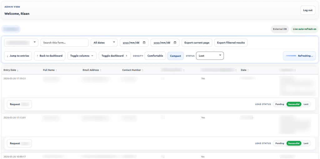 LeadFlow Dashboard